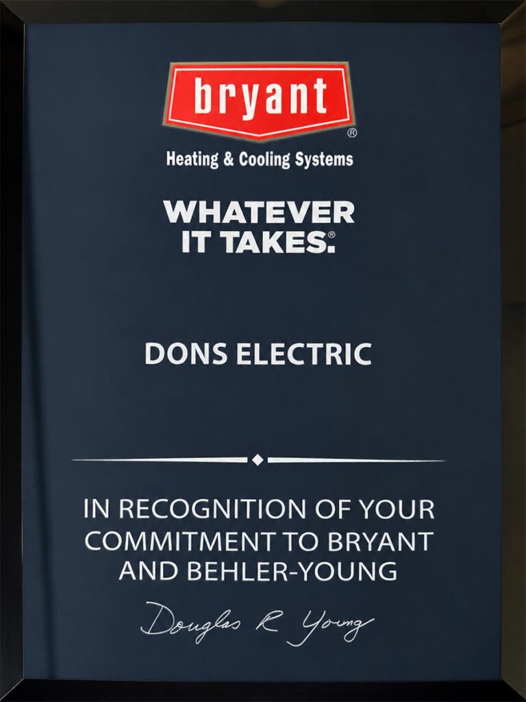 Bryant - Whatever it Takes - Don's Electric