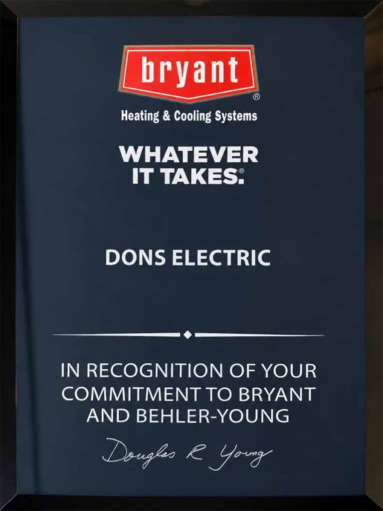Bryant - Whatever it Takes - Don's Electric